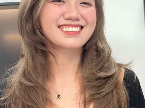Mái Side Bangs Layer Volume 