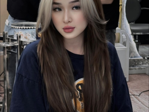Tóc Highlight Bạc 