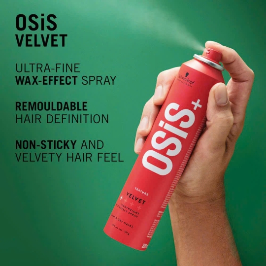 Keo xịt giữ nếp tóc nhẹ & bóng mượt osis+