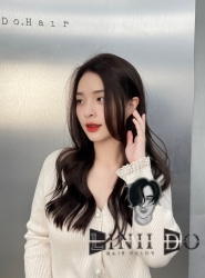 Nhuộm Nâu Trầm , Uốn Xoăn Sóng Lơi 